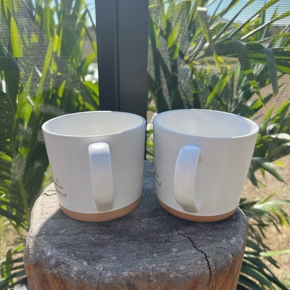 2 Hello Gorgeous Stoneware Mug White Terracotta - Picture 8 of 9